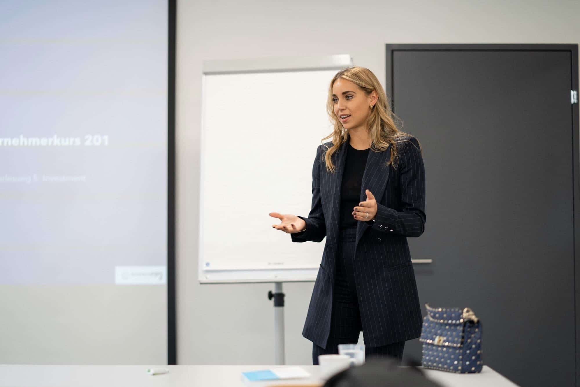 Mirjana Zuber während eines Coachings